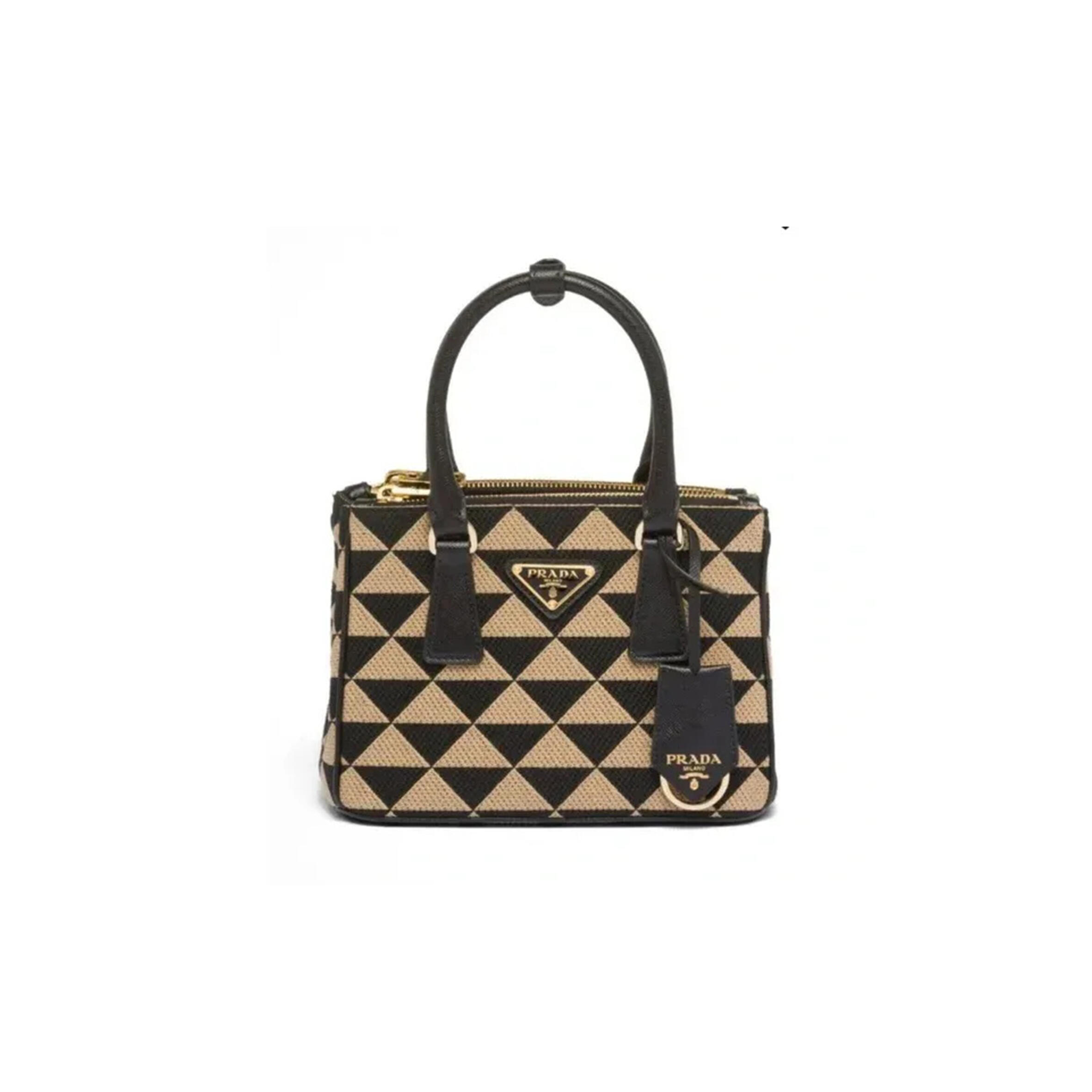 PRADA SYMBOLE EMBROIDERED MINI BAG 1BA906 (20*14.5*9.5cm)